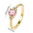 thumbnail image 5 of CILENON Thumb Rings for Women Gold Plated Rings Love Ring Stackable Rings for Women Rings for Women And Men Ring Set for Women Anillos Para Mujer Wedding Ring(Gold,6), 5 of 6