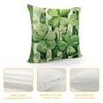 thumbnail image 4 of YINGXI St Patricks Day Throw Pillow Covers Polka Dot Striped Pillow Covers Shamrock Clover Grey Plaid Pillow Case for Living Room Couch Sofa Car 22x22in, 4 of 5