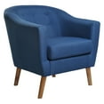thumbnail image 2 of Jason Jason Blue Fabric Tub Chair, 2 of 6