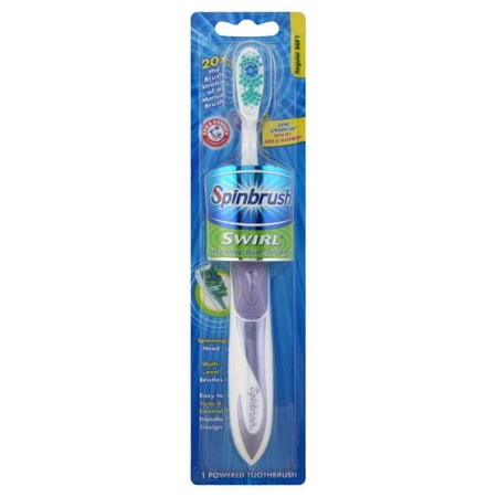 ARM & HAMMER Spinbrush Swirl Regular Soft 1 Each