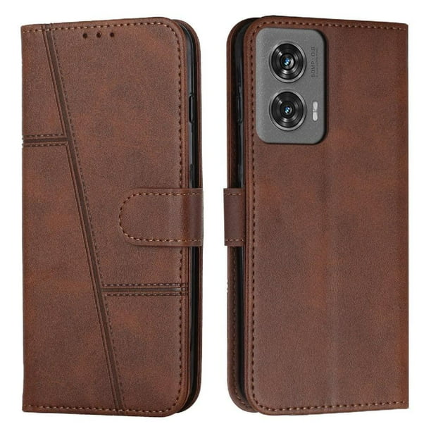 Funda Flip para FOXDOCK Motorola MOTO Edge 50 Fusion 5G – Carcasa delgada y resistente a impactos con soporte para uso diario y profesional