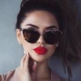 thumbnail image 4 of Luxury Cat Eye Sunglasses Women Luxury Brand Designer Vintage Gradient Glasses Retro Cat eye Sun glasses Female Eyewear UV400 10 Red MULTI, 4 of 6