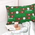 thumbnail image 4 of Naloa Cute Santa Pillow Covers, Throw Pillow Case Cushion Covers,Cushion for Bedroom,Couch,Home-16"x24", 4 of 6