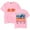 Pink, variant on Wyatt Flores Welcome Back to The Plains Tour 2025 Merch Short Sleeve T-shirt Unisex Fashion Crew Neck Top