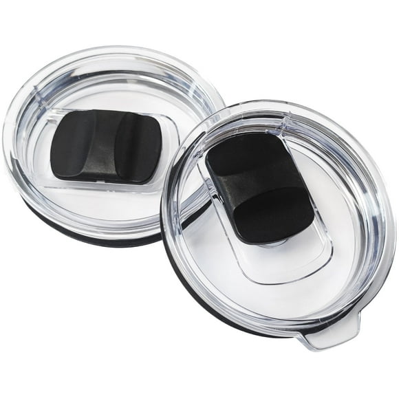 Jinswick 20 oz Tumbler Lid, Replacement Lids Compatible for YETI 20 oz Tumbler, 10/24 oz Mug and 10 oz Lowball, Travel Spill Proof Cup Lids Covers with Magnetic Slider Switch, BPA Free