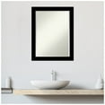 thumbnail image 2 of Amanti Art Brushed Black Beveled Bathroom Wall Mirror, 2 of 10