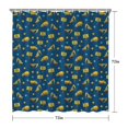 thumbnail image 5 of Cartoon Construction Vehicles Stars Blue Pattern Shower Curtain 72"x72" ,Bathroom Decorative Shower Curtains Set with 12 Hooks,Modern Waterproof Washable Shower Curtain, 5 of 6