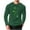 Army Green, variant on VBTAPA Mens St. Patricks Day T Shirts Shamrock Print Tshirt Clover Graphic Tee Long Sleeve St Patty's Day Waffle Tshirts White M