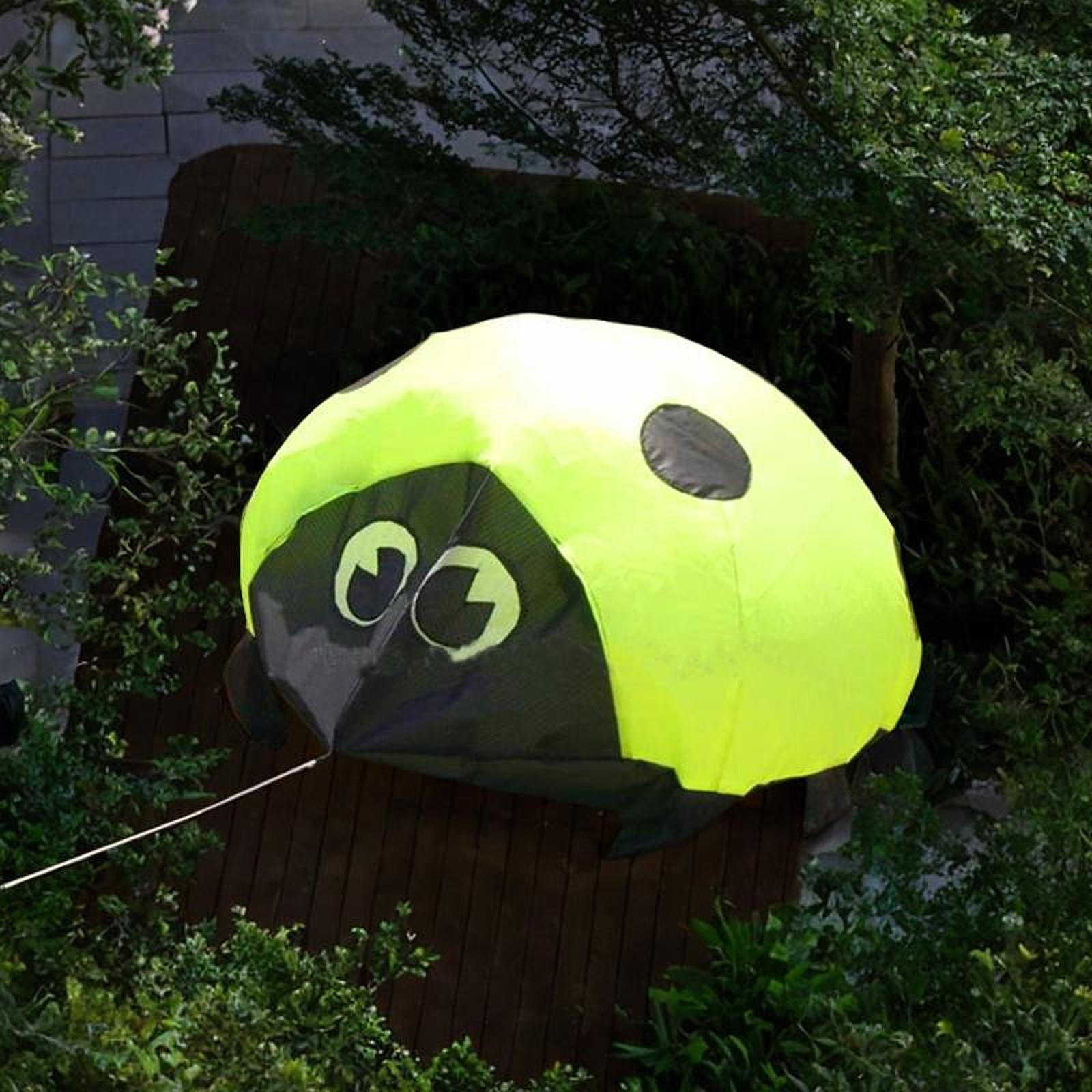 Dualoai 3D Kite Large Ladybird Beach Kites for Outdoor with Kites String Frameless Gift