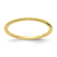 thumbnail image 1 of 10K Gold 1.2mm Milgrain Stackable Band - Size 4.5, 1 of 3