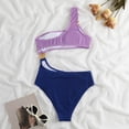 thumbnail image 4 of Tejiojio Summer Bikini for Women,Women's Sexy Color Blocking Swimsuit (with Bra Pad Without Steel Support), 4 of 9