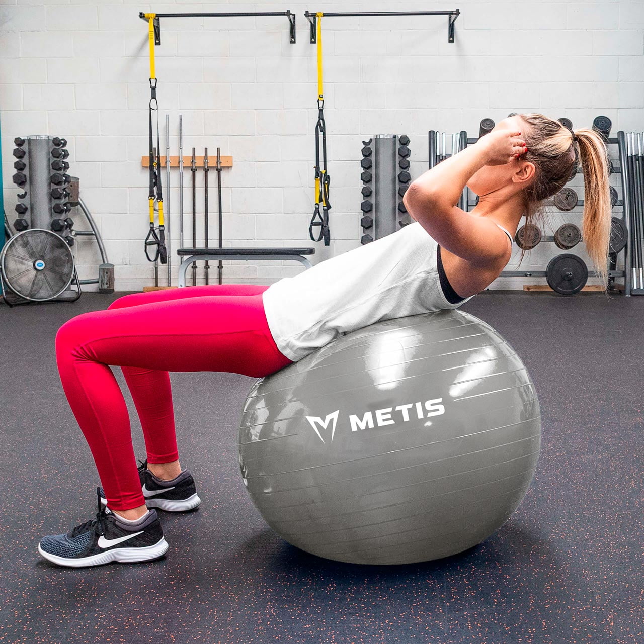 METIS Yoga Ball with Pump [22in]