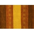 thumbnail image 1 of Ahgly Company Indoor Rectangle Abstract Yellow Modern Area Rugs, 7' x 10', 1 of 4