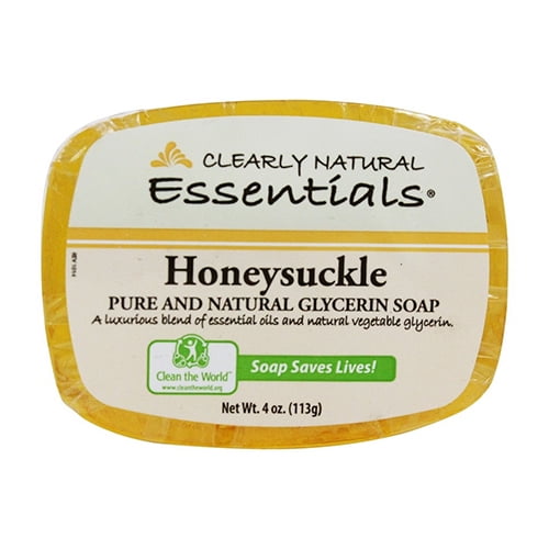Clearly Natural Glycerine Bar Soap, Honeysuckle, 4 Oz