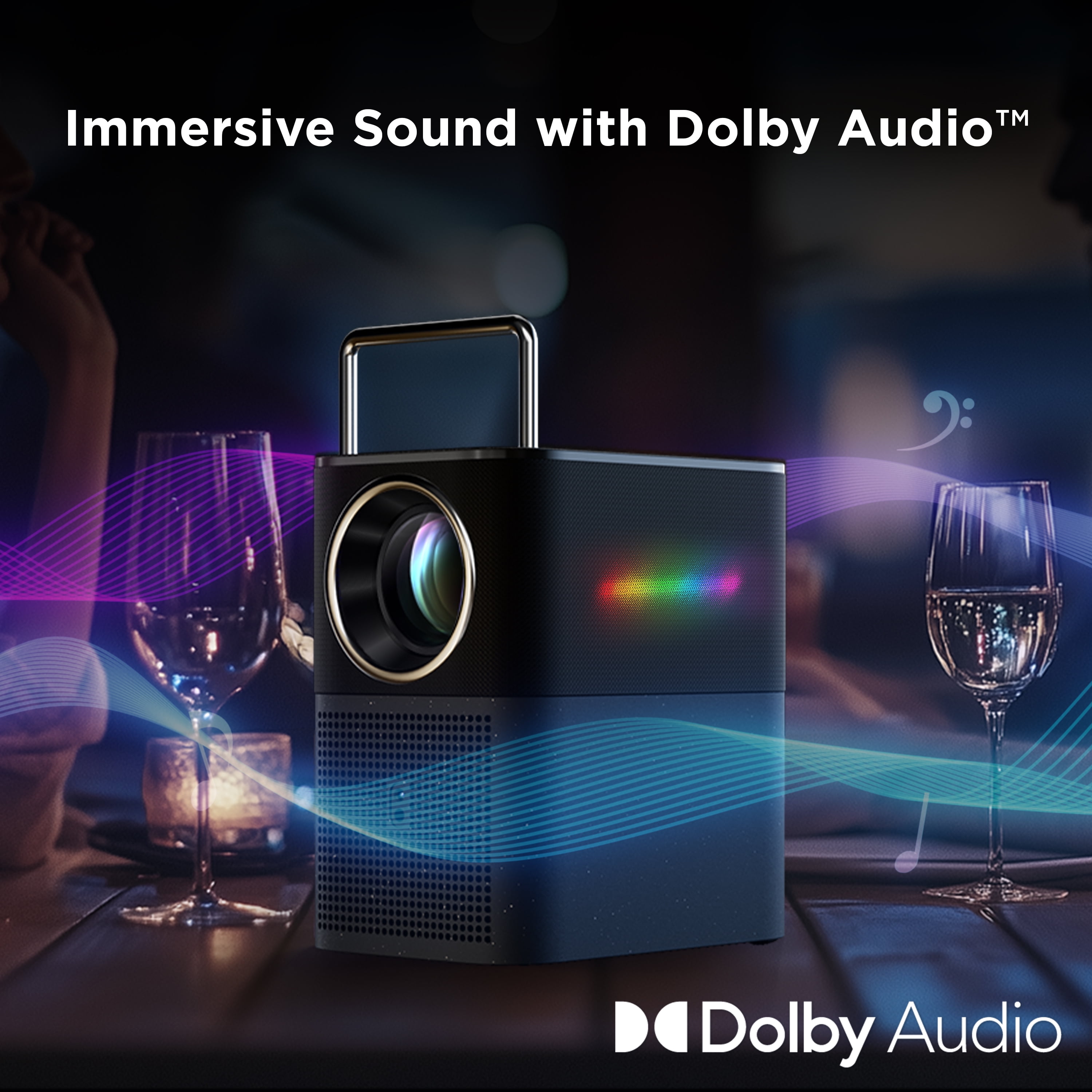 TCL A1 GTV Projector, Netflix Officially Licensed, Portable