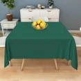 thumbnail image 4 of Tchckioa Solid Color Green Tablecloth for Banquet Party Decor,60x60 Inch Square Stain Proof Table Cloth Cover, 4 of 6