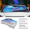 thumbnail image 5 of Windshield Sun Shade Foldable Car Front Window Sunshade For Car Suv Trucks Vans - Best Heat Shield Blocker Visor Cover Blocks Uv Rays And Keeps Your Vehicle Cool-Medium, 5 of 5