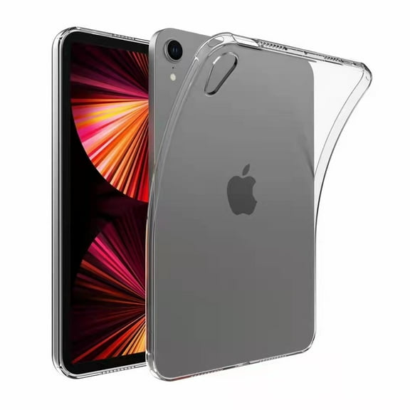 Clear Case for iPad Mini 6 (2021 Model), TOPSHE Ultra Slim Transparent Soft TPU Back Cover Skin for iPad Mini 6th Generation 2021 - Clear