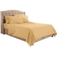 thumbnail image 1 of 600 Thread Count 4 Piece Sheet Set 15 Inch Deep Pocket 100% Egyptian Cotton Color Gold Solid Size King, 1 of 1