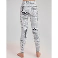 thumbnail image 3 of Women’s Leggings Black and White Prints Yoga Leggings Sportswear, 3 of 6