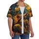 thumbnail image 2 of Balery Starry Night Guitar Turtle Camisa Casual de Manga Corta con Botones para Hombre, Texturizada, Estilo Cubano, para Playa, Verano-4X-Large, 2 of 5