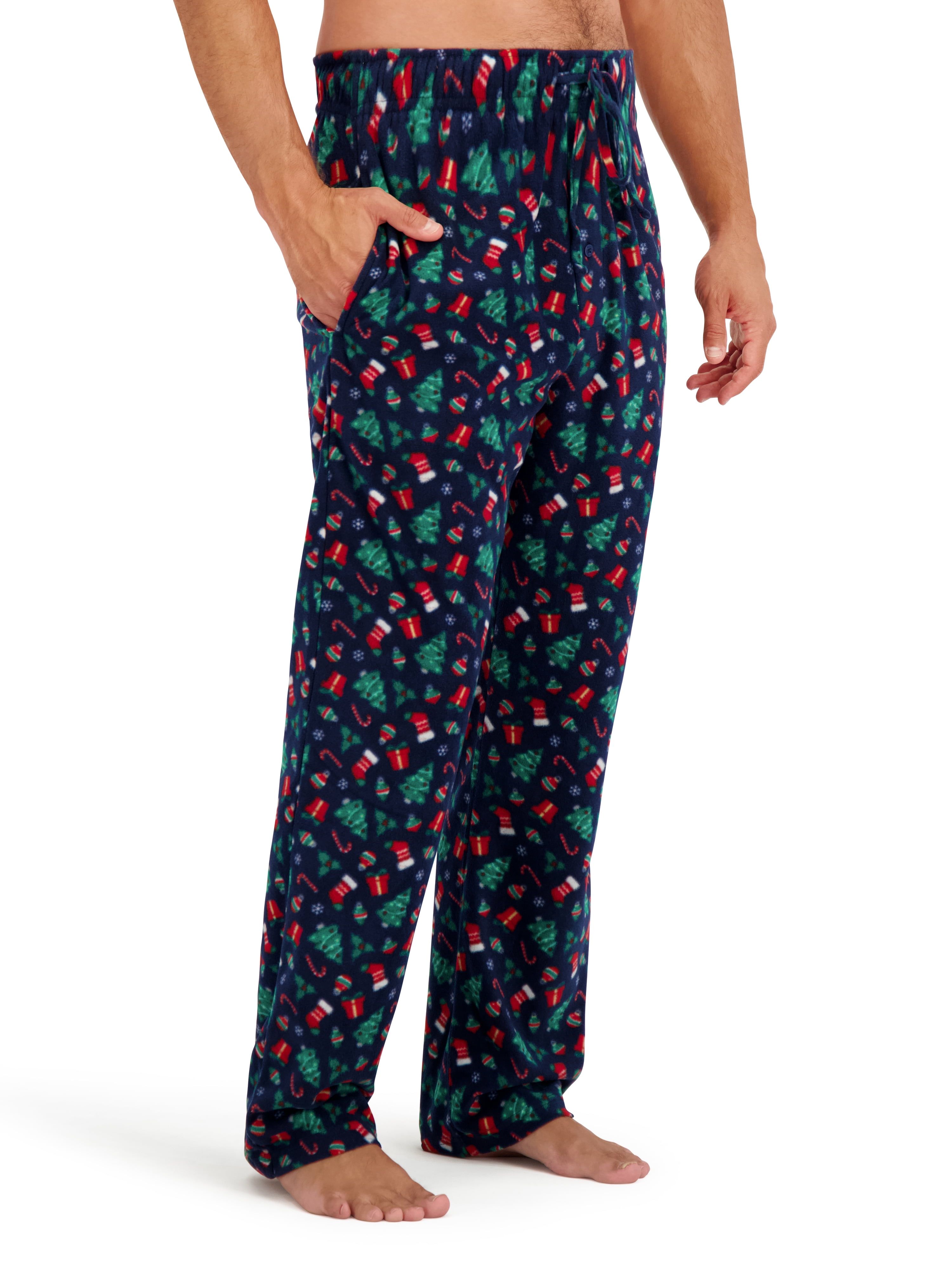 Hanes Men's Cozy Microfleece Pajama Sleep Pants, 2-Pack, Sizes S-2XL