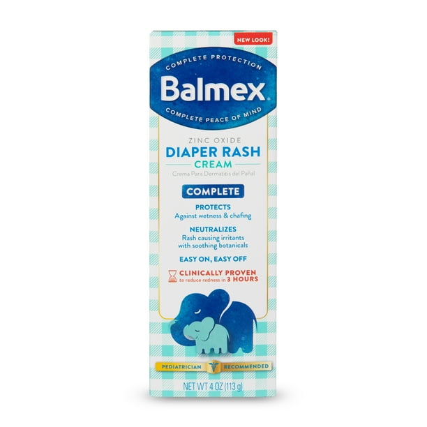 Balmex Complete Protection Diaper Rash Cream with Zinc Oxide + Soothing