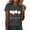 Dark Gray, variant on Ruyang Women Summer Tops, Womens Graphic Tees Summer Vintage Short Sleeve Cotton Crew Neck Funny Printed T Shirts Tops