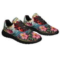 thumbnail image 6 of WeStVirginia Cardinal and Rhododendron Flower Shoes Sneakers Black Size 10.5, 6 of 7