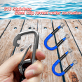 thumbnail image 2 of FLOODKING Double Hook Mooring Rope 3FT - Bungee Dock Line w/Bumper for Kayak, Boat, Jet Ski, Pontoon, 2 of 6