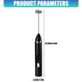 thumbnail image 5 of YIGSECU Pack of 1 Rechargeable Battery Propelled Electric Frother Highlighting 3 Exchangeable Executives and Carrying Case for Kitchen, 5 of 17