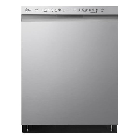 LG ADFD5448AT 24 inch 48dBA Stainless Front Control Dishwasher with QuadWash