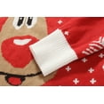 thumbnail image 5 of SSLR Big Boys Ugly Christmas Sweater Fun Holiday Reindeer Pullover Sweater for Kids, 5 of 8