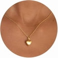 thumbnail image 1 of Chenchen Heart Necklace - Dainty 14K Gold Necklaces for Women Trendy Small Heart Pendant Simple Choker Neckace Gold Jewelry for Women Gifts, 1 of 1