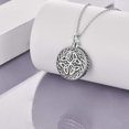thumbnail image 3 of Celtic Knot Urn Necklace for Ashes 925 Sterling Silver Heart Pendant Cremation Jewelry for Ashes Keepsake Necklace Jewelry, 3 of 6