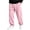Pink #284, variant on Men's Jogger Sweatpants Drawstring Elastic Waist Casual Relaxed Fit Athletic Solid Color Lounge Trousers with Pockets