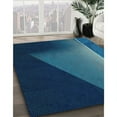 thumbnail image 2 of Ahgly Company Indoor Rectangle Patterned Blue Ivy Blue Area Rugs, 5' x 8', 2 of 6