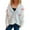 White, variant on Women's 3D Floral Knit Cardigan, Cute Flower Button Up Long Sleeve Open Front, Soft Textured Bloom Sweater, Cozy Fall Winter Casual Wear, Stretch Comfort Top Black L