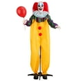 thumbnail image 5 of 5.5FT Nickles the Nightmare Clown Animatronic Decoration - Scream Saver, 5 of 6