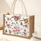thumbnail image 5 of Christmas Gift Bag Packaging Bag Santa Claus Festive Atmosphered Gift Bag Christmas Eve Appled Gift Bag Portable Linen Bag, 5 of 6