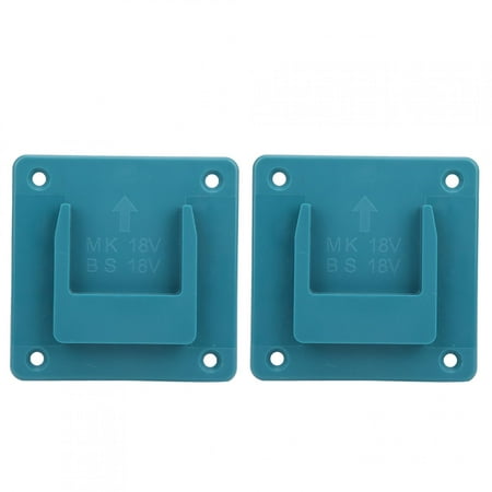 

2024 2Pcs Machine Holder Wall Mount Storage Bracket Fixing Devices for Makita 18V Electric ToolCyan