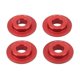 thumbnail image 1 of 4 Pcs Wheel Rim Adapter Gasket Aluminum Alloy Sturdy Durable Wheel Adapter For Traxxas Udr 1/7 Rc Car Red, 1 of 5