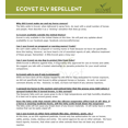 Ecovet Horse Fly Repellent Spray, Gallon Refill