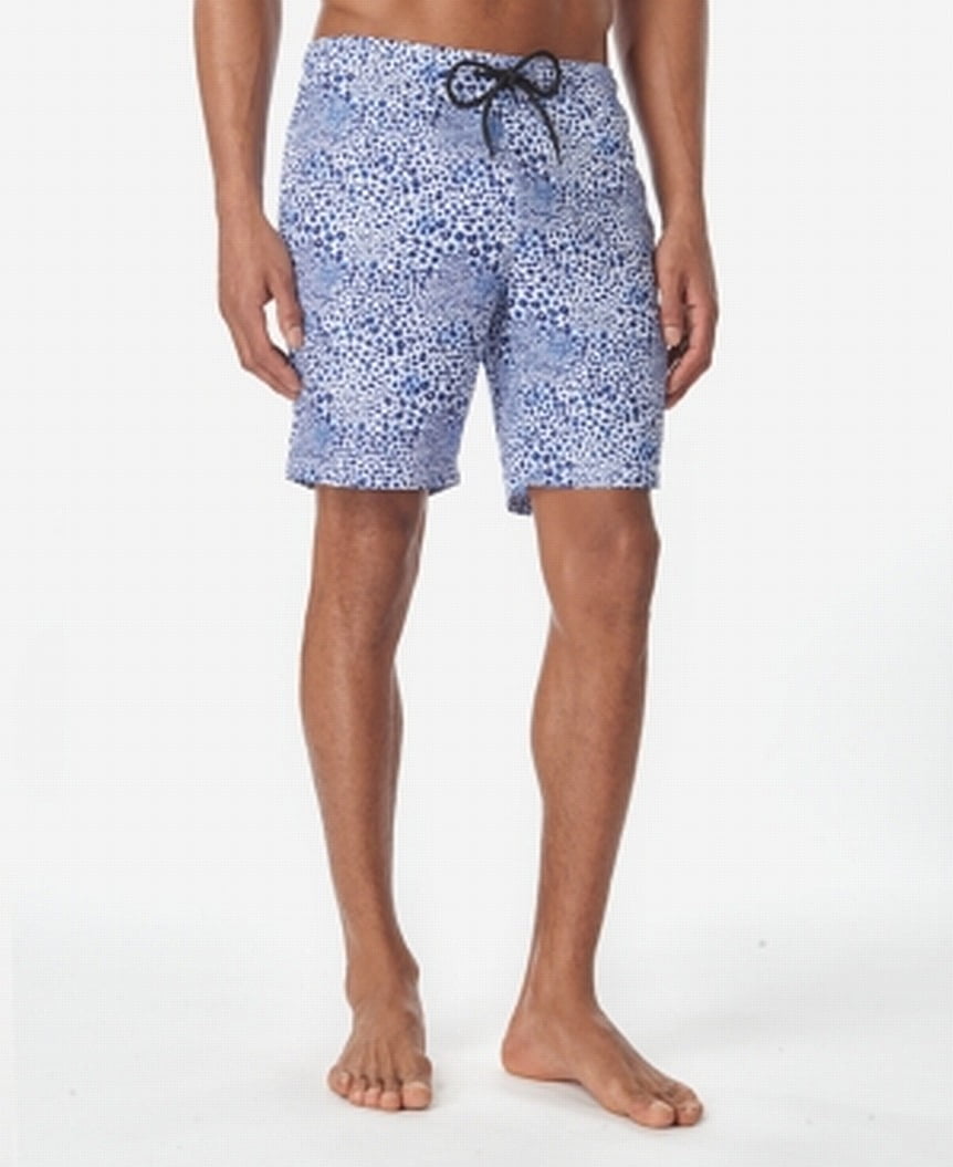 Tallia Swimwear Mens Brown Drawstring Leopard Printed Swim Trunks XL