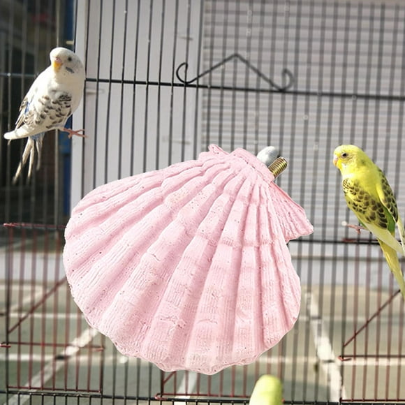 Broyage des Jouets de Cage d'Oiseau Nettoyage Mâcher Molaire Pierre Mâcher Jouet pour les Petits Animaux