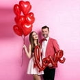 thumbnail image 4 of Biodegradable Balloons 100 pcs Red 10 Inch Heart Shaped, Thickened Extra Strong, 4 of 5