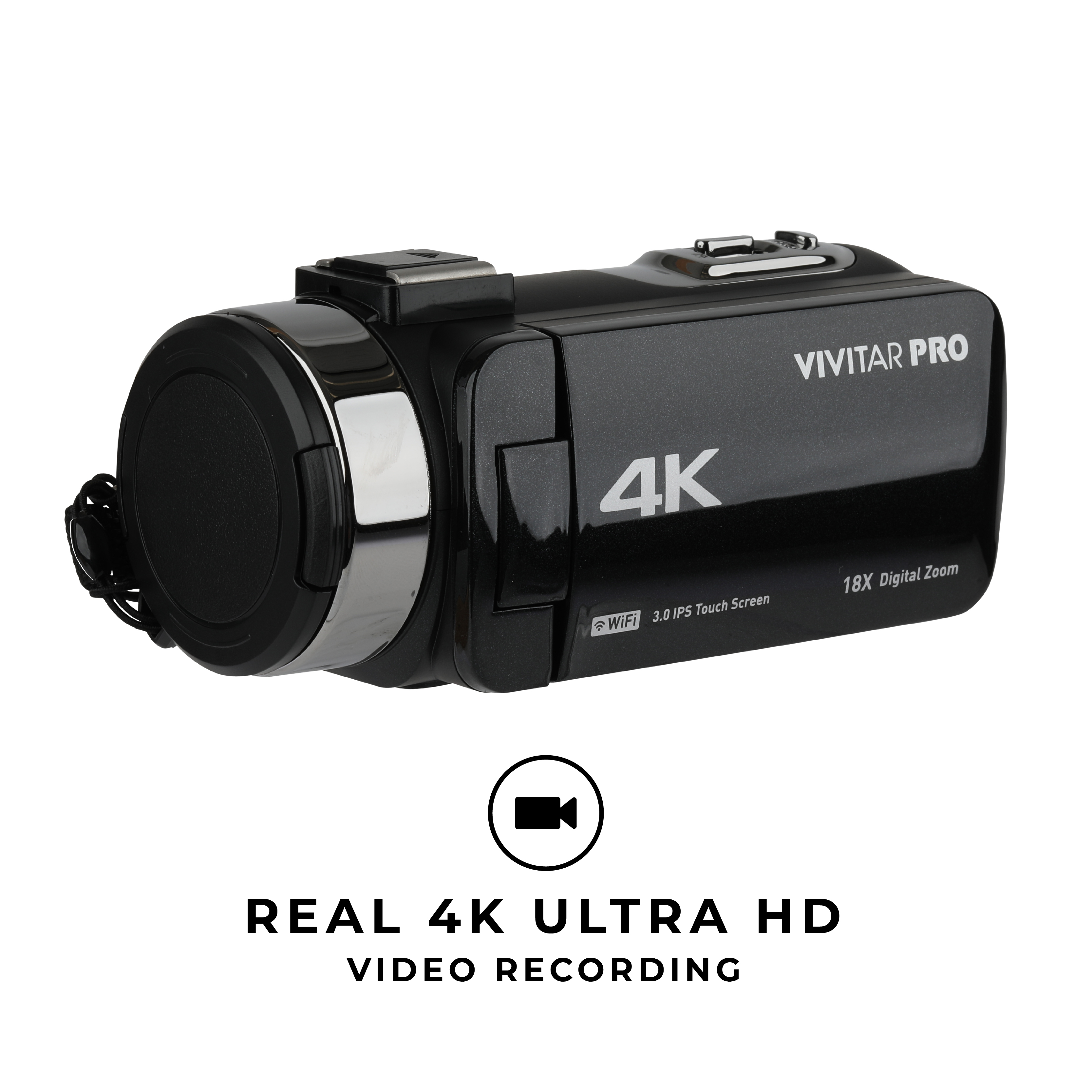Vivitar 4K HD Digital Video Camera, Night Vision, WIFI, Remote Control - image 5 of 11