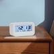 thumbnail image 5 of Reloj de Alarma, Despertador para Estudiantes, Electrónico, Luz de Fondo Blanca, Calendario Perpetuo, Blanco, 5 of 8