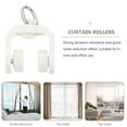 thumbnail image 4 of 50 Pcs Curtain Track Pulley Rollers Curtains Rods Window Rv Shower Drapery Wheel Hook Glide Runner, 4 of 6