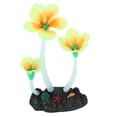 thumbnail image 2 of Simulation Glowing Coral, Colorful Fish  Simulation Plants  For Fish  For Aquarium Orange,Orange Yellow,Purple, 2 of 8